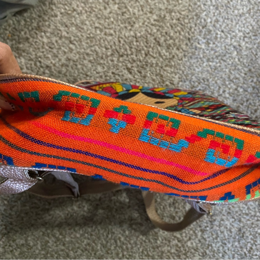 Artesanía Colorful Patterned Backpack - image 2